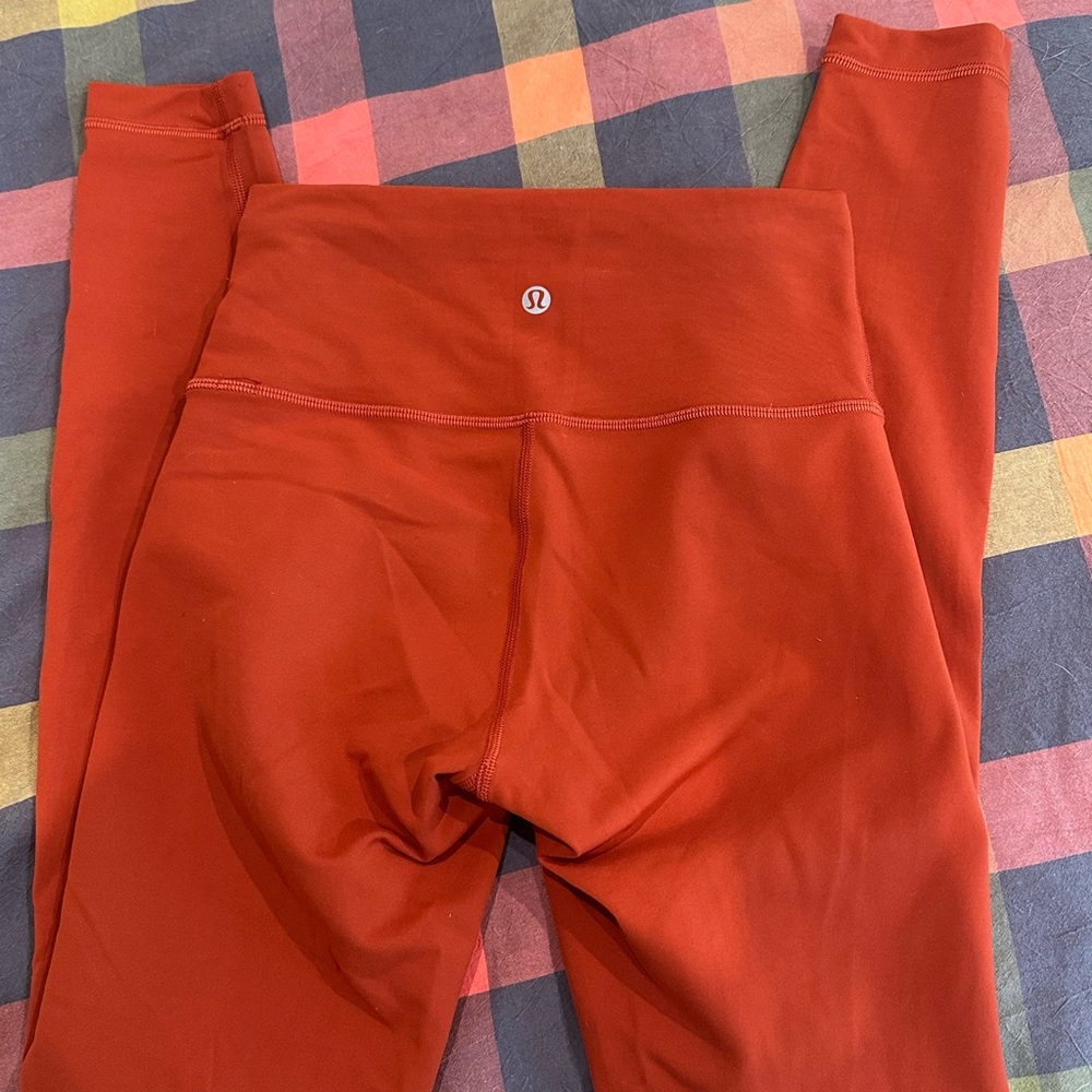 lululemon leggings in Terracotta